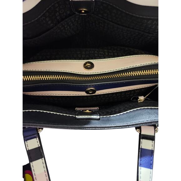 Kate Spade Evangelie Laurel Way Cruise Stripe Double Strap Shoulder Handbag - Picture 15 of 15